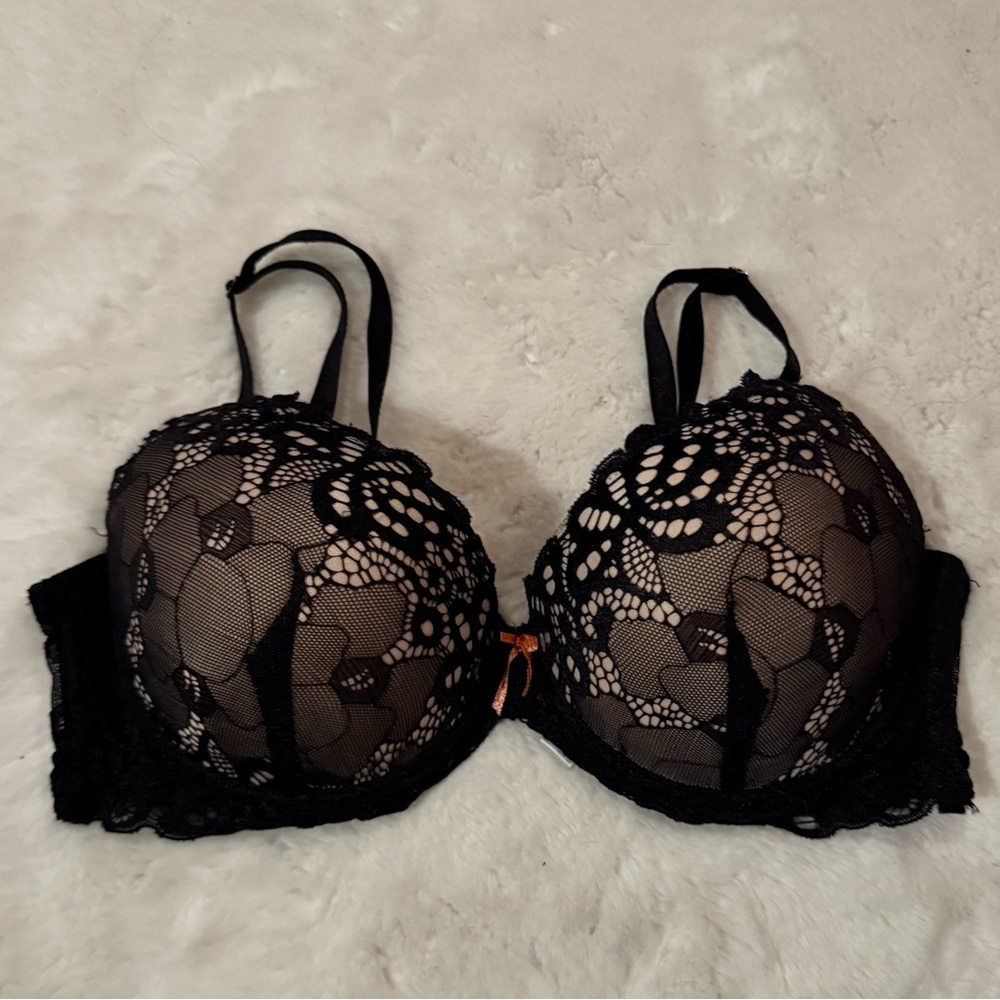 Marilyn Monroe Black Lace push-up Bra